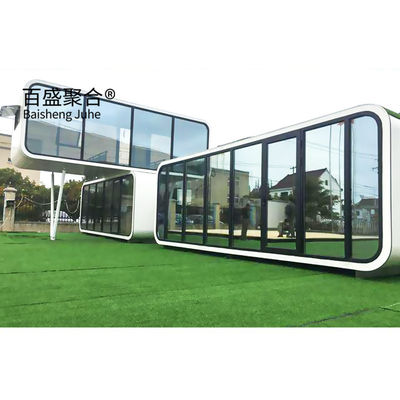 Kiosk House Apple 20Ft 40Ft Thép kẽm khung ngoài trời Modern Prefab Office Pod Cabin