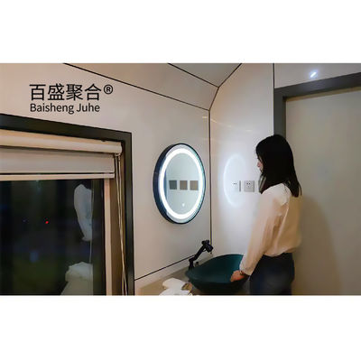Nhà chứa thép Nhà chứa mô-đun thương mại với 2 phòng ngủ và nhà bếp
