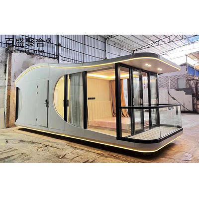 Ngôi nhà viên nang không gian mô-đun hiện đại với khung thép kẽm