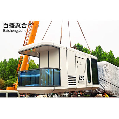 Ngôi nhà viên nang không gian mô-đun hiện đại với khung thép kẽm