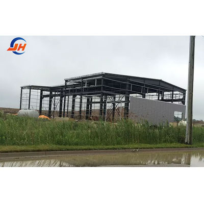 Q355 Q235B Đường đệm thép cấu trúc đúc nóng H cho xưởng cấu trúc thép dải dài