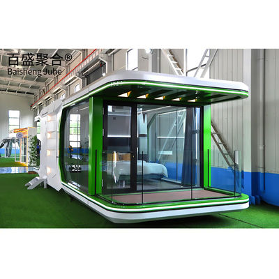 Nhà chứa Villa Nhà chứa kính hai kính tùy chỉnh Khách sạn Cabin Space Capsule