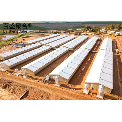 Các tòa nhà kim loại chế tạo sẵn thương mại với màu sắc tùy chỉnh và thiết kế không gian hàn