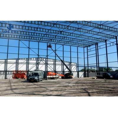 Cấu trúc thép dải dài khung nhà máy giá kho sản xuất sẵn trong ứng dụng lưu trữ