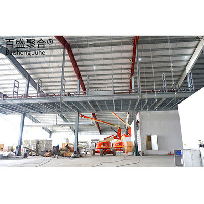Nhà máy chống gió Xây dựng cấu trúc thép trước chế tạo hạng nhẹ Q235 Q355B