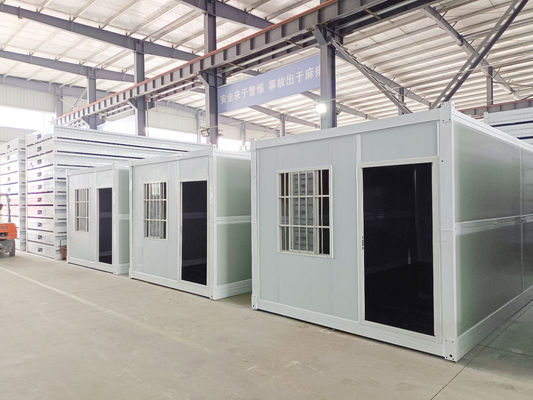 Thép Chassis 18mm MGO Board 15mm Vinyl Flooring Container Homes For Warehouse Building
