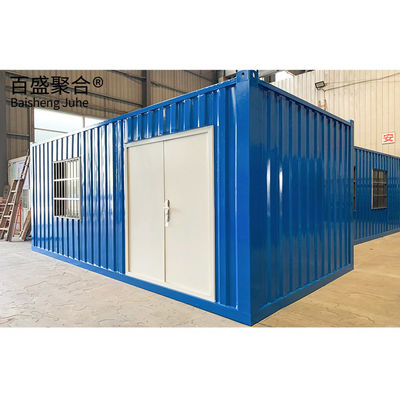 Thép Chassis 18mm MGO Board 15mm Vinyl Flooring Container Homes For Warehouse Building