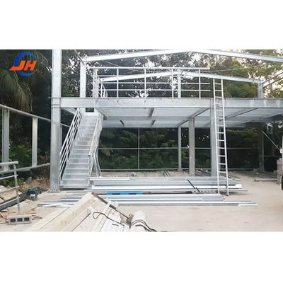 Cấu trúc khung kim loại thép Khả năng sản xuất sẵn màu sắc cho xưởng và bố trí
