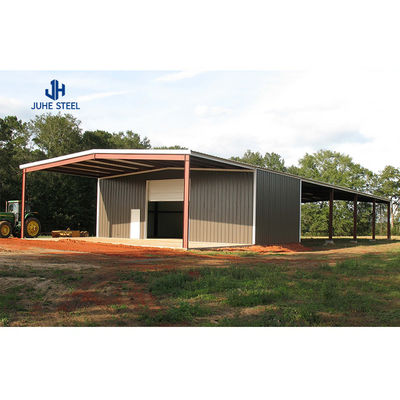 Ước tính Prefabricated Pole Barn Kits Cấu trúc thép Kho nông trại Shed Workshop