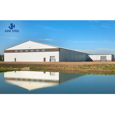 Ước tính Prefabricated Pole Barn Kits Cấu trúc thép Kho nông trại Shed Workshop