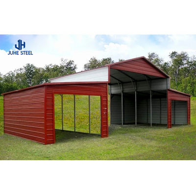 Cửa trượt Căn hộ chăn nuôi dê được chế tạo sẵn với thiết kế và mái bằng thép đơn