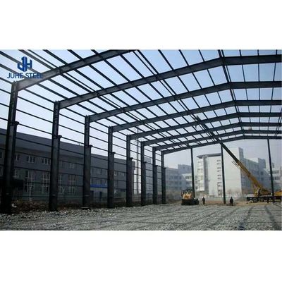 Q235B Cửa sổ hợp kim nhôm Cấu trúc thép thực tế Tòa nhà Cấu trúc lưới dài