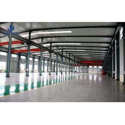 Q235B Cửa sổ hợp kim nhôm Cấu trúc thép thực tế Tòa nhà Cấu trúc lưới dài