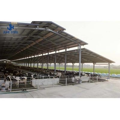 Nhà khung thép được chế tạo sẵn theo tiêu chuẩn ASTM cho xây dựng chuồng bò