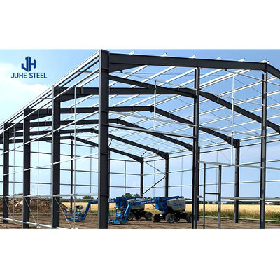 Q355 Q235 Khung chính thép nhẹ cho tòa nhà xưởng sản xuất trước