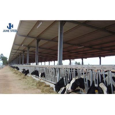 Nhà khung thép được chế tạo sẵn theo tiêu chuẩn ASTM cho xây dựng chuồng bò