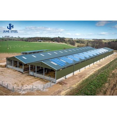 Nhà khung thép được chế tạo sẵn theo tiêu chuẩn ASTM cho xây dựng chuồng bò