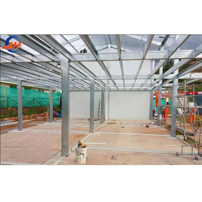 Xưởng thép chống gió Long Span Prefab Space Steel Structure Building cho sản xuất