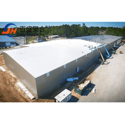 Long-span Grid Structure Steel Workshop cho EPS Sandwich Panel Xây dựng vật liệu tùy chỉnh