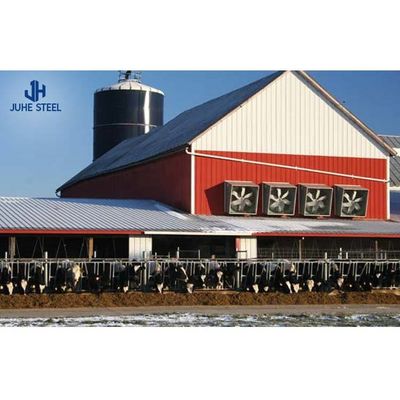 Xưởng thép chống gió Long Span Prefab Space Steel Structure Building cho sản xuất