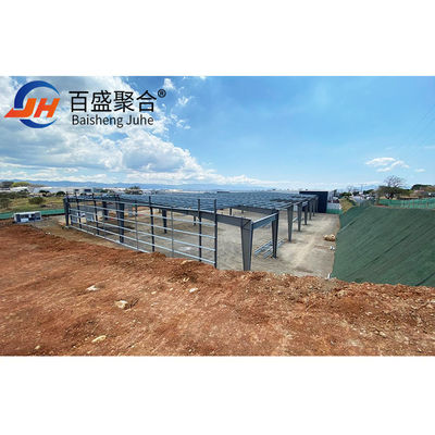 Xây dựng kim loại chế tạo sẵn Cấu trúc thép Khung kho được làm bằng thép hình C.Z