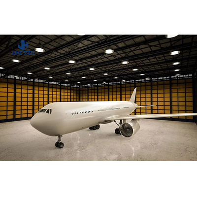Chi phí phải chăng Prefab Steel Structure Aircraft Hangar với Chứng chỉ ISO9001 2008/CE/BV