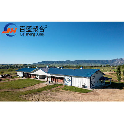 Tòa nhà kim loại tự lưu trữ tùy chỉnh với cấu trúc thép carbon thấp Q235B / Q345B