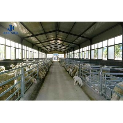 Q235/Q355B Cấu trúc thép Chỗ chăn bò để quản lý chăn nuôi