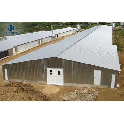 Q355B Xây dựng cấu trúc thép Xưởng xây dựng tiền chế với tiêu chuẩn AiSi