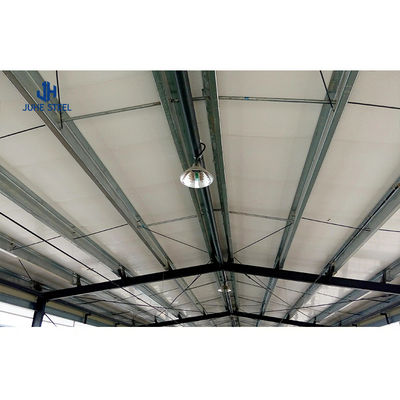 2-10m cao thép cấu trúc bò nhà kho Prefab Tòa nhà với 48mm ống