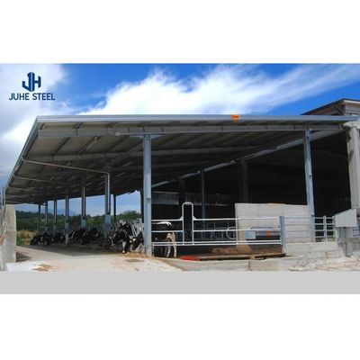 Vật liệu nhựa phủ ống tròn khung chính kim loại Chỗ trú vật nuôi
