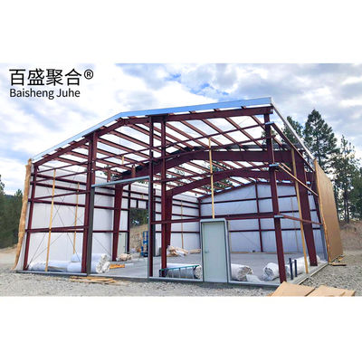Thiết bị trang trại kim loại Tòa nhà Kho hàng Xưởng máy móc Hangar Garage