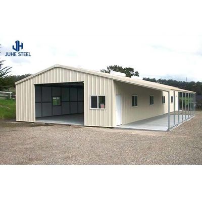 CE Prefab ngựa chuồng kim loại Nhà nông trại với phòng sinh sống