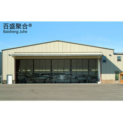 Cấu trúc thép sơn máy bay hangar nhà khoang khung không gian máy bay hangar mái nhà