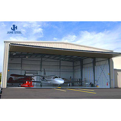 Cấu trúc thép sơn máy bay hangar nhà khoang khung không gian máy bay hangar mái nhà