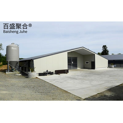 Q345 Q235 Cấu trúc thép nhẹ cho chuồng chăn nuôi dê và xây dựng bò bò