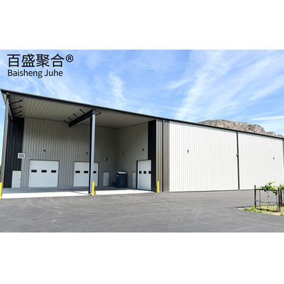 Quản lý nông nghiệp Q235/Q345B Chất liệu bằng kim loại Prefab Barn Homes Prefabricated Metal Barns