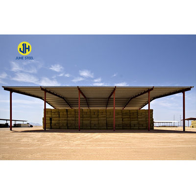 Quản lý nông nghiệp Q235/Q345B Chất liệu bằng kim loại Prefab Barn Homes Prefabricated Metal Barns