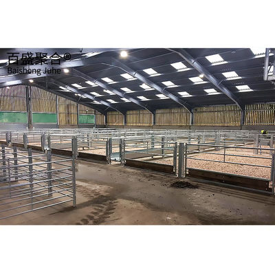 Các cấu trúc thép cửa sổ hợp kim nhôm cho nhà máy gia súc gia cầm Prefab Chicken horse stall