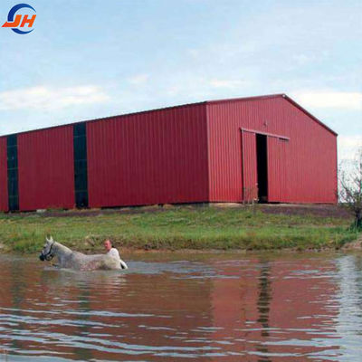 Thép cấu trúc Xây dựng nhà gà cho dê Chỗ trú ngụ Trang trại gia cầm