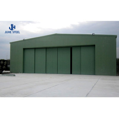 Q235B/Q345B Thép carbon thấp Khung kim loại nhẹ chế sẵn Xây dựng hangar máy bay
