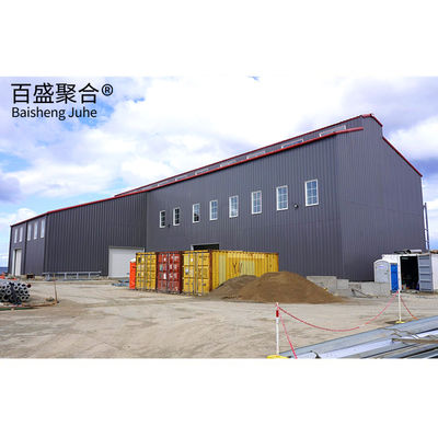 Xây dựng Prefab Light Steel Structure Workshop với Solid H-shaped Steel Beam