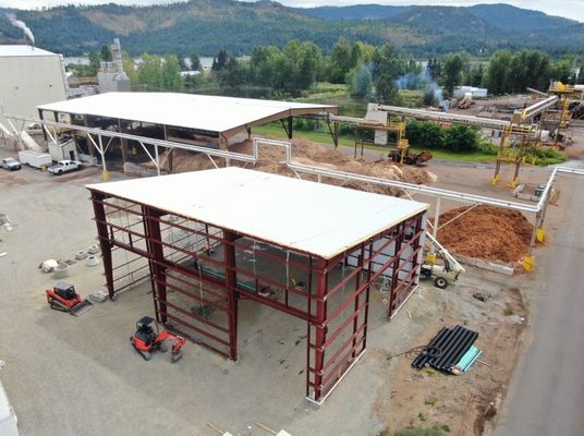 Prefab vật liệu kim loại tòa nhà bộ kho cấu trúc thép với thiết kế bản vẽ CAD