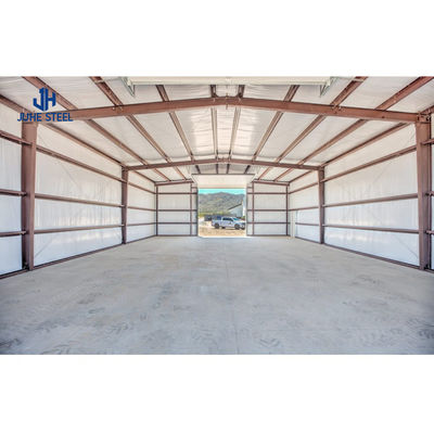 Thép lớp màu chống thấm vườn nhà để xe cổng Prefab kim loại nhà để xe bãi đậu xe