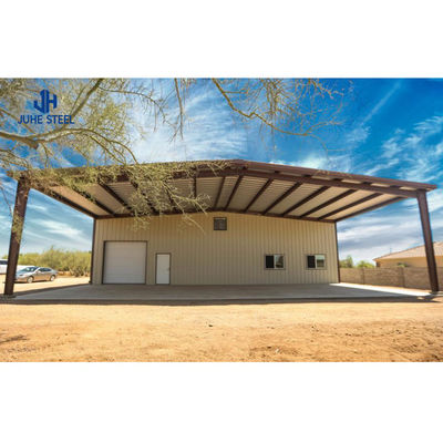 Thép lớp màu chống thấm vườn nhà để xe cổng Prefab kim loại nhà để xe bãi đậu xe