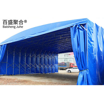 Tiêu chuẩn AiSi Big Car Parking Mobile Movable Metal Frame Tent
