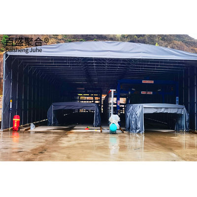 Tiêu chuẩn AiSi Big Car Parking Mobile Movable Metal Frame Tent