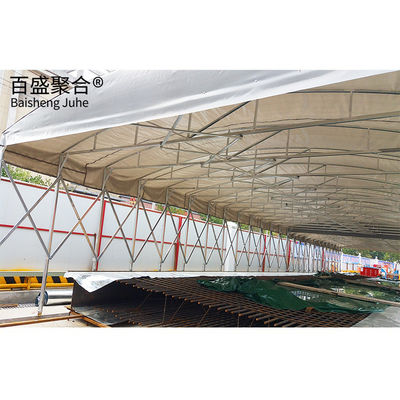 Tiêu chuẩn AiSi Big Car Parking Mobile Movable Metal Frame Tent