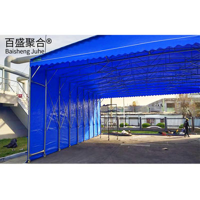 Tiêu chuẩn AiSi Big Car Parking Mobile Movable Metal Frame Tent