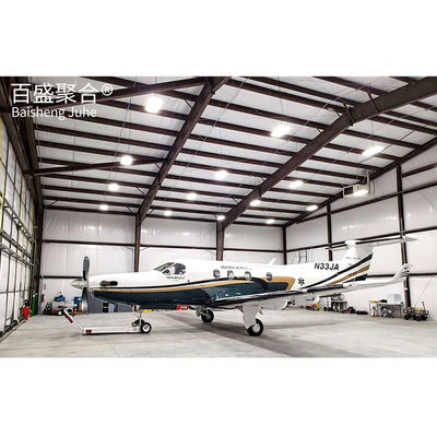Thép cấu trúc kho hàng hangar chế tạo sẵn cho máy bay hạng nhẹ